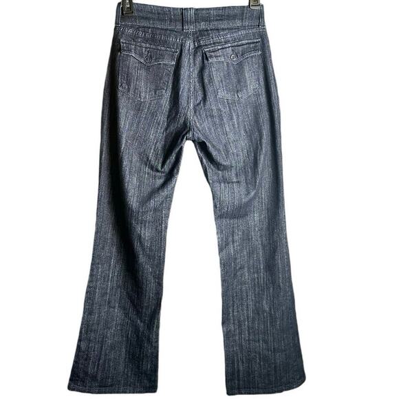 NYDJ DARK WASH JEANS BOOT CUT MID RISE WOMENS SIZE 8 - Picture 2 of 8